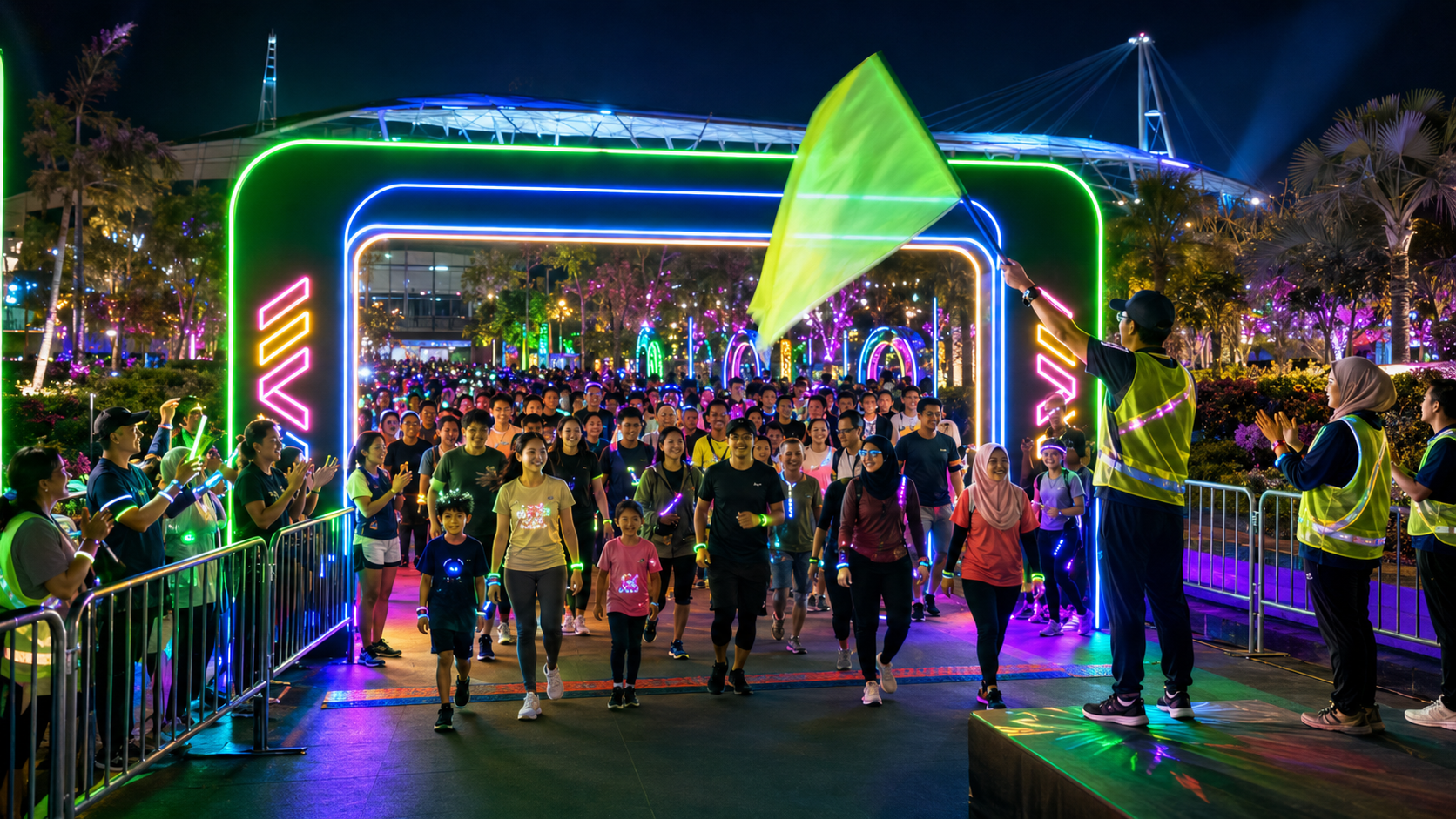 Flag Off Neon Walk (3km)